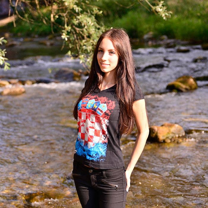 Damen Shirt Classic - Kroatien - Hrvatska