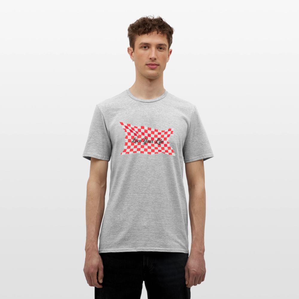 Männer T-Shirt - Grau meliert