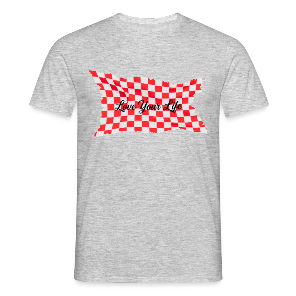 Männer T-Shirt - Grau meliert