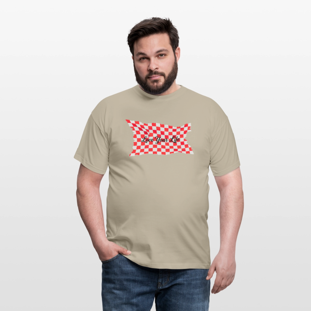 Männer T-Shirt - Sandbeige