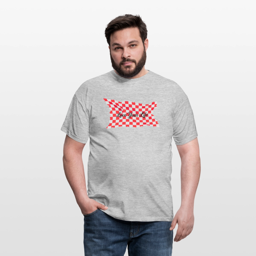 Männer T-Shirt - Grau meliert