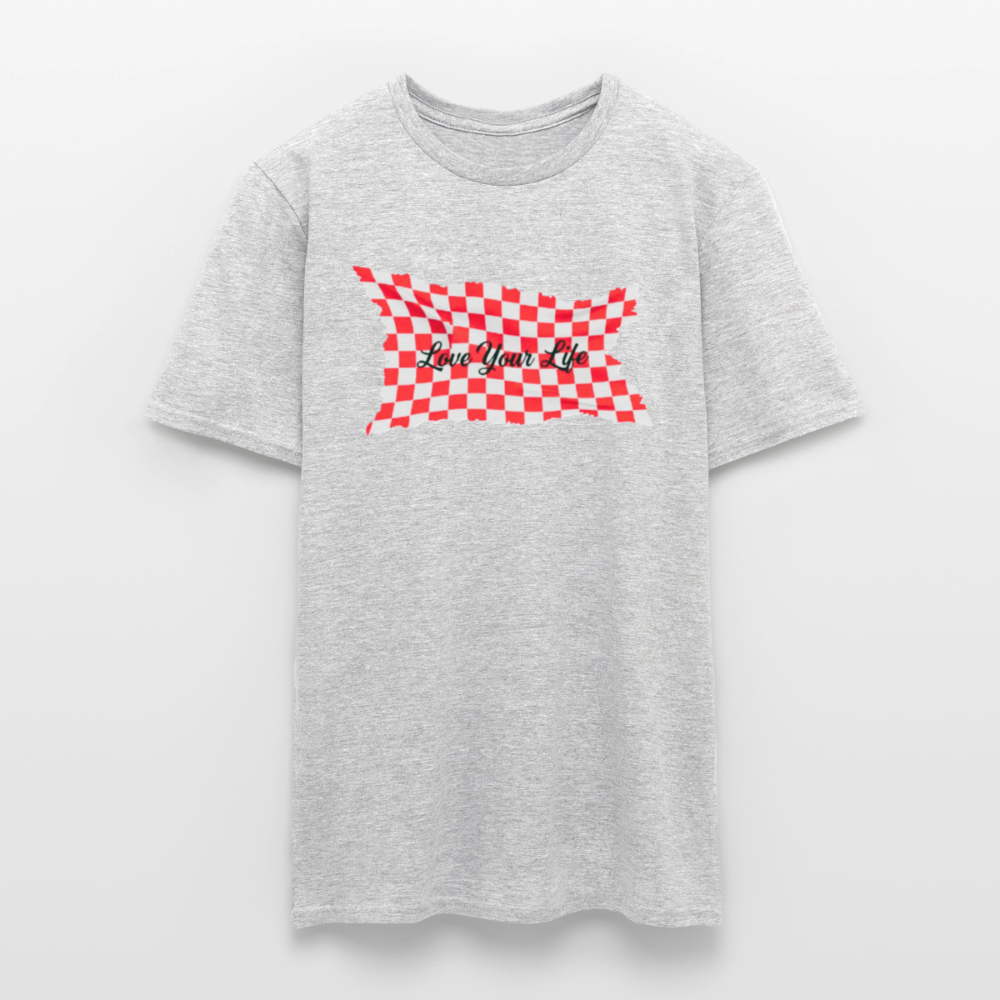 Männer T-Shirt - Grau meliert