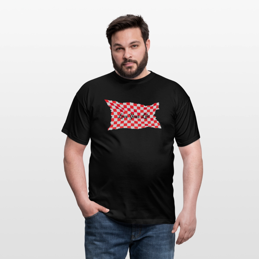 Männer T-Shirt - Schwarz