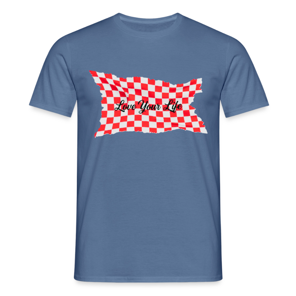 Männer T-Shirt - Taubenblau 
