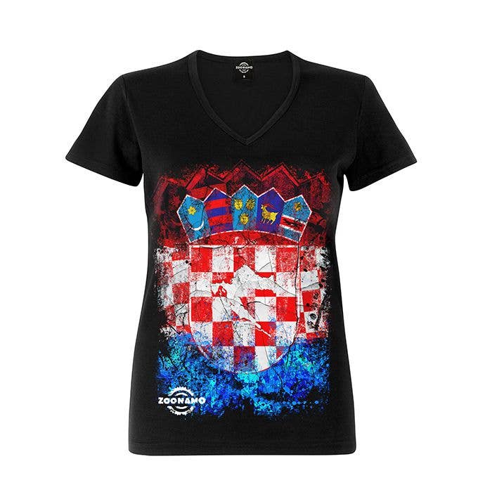 Damen Shirt Classic - Kroatien - Hrvatska
